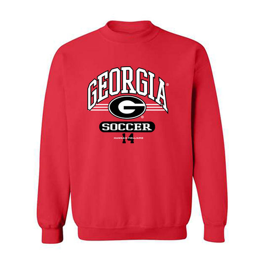 Georgia - NCAA Women's Soccer : Hannah Folliard - Classic Fashion Shersey Crewneck Sweatshirt-0