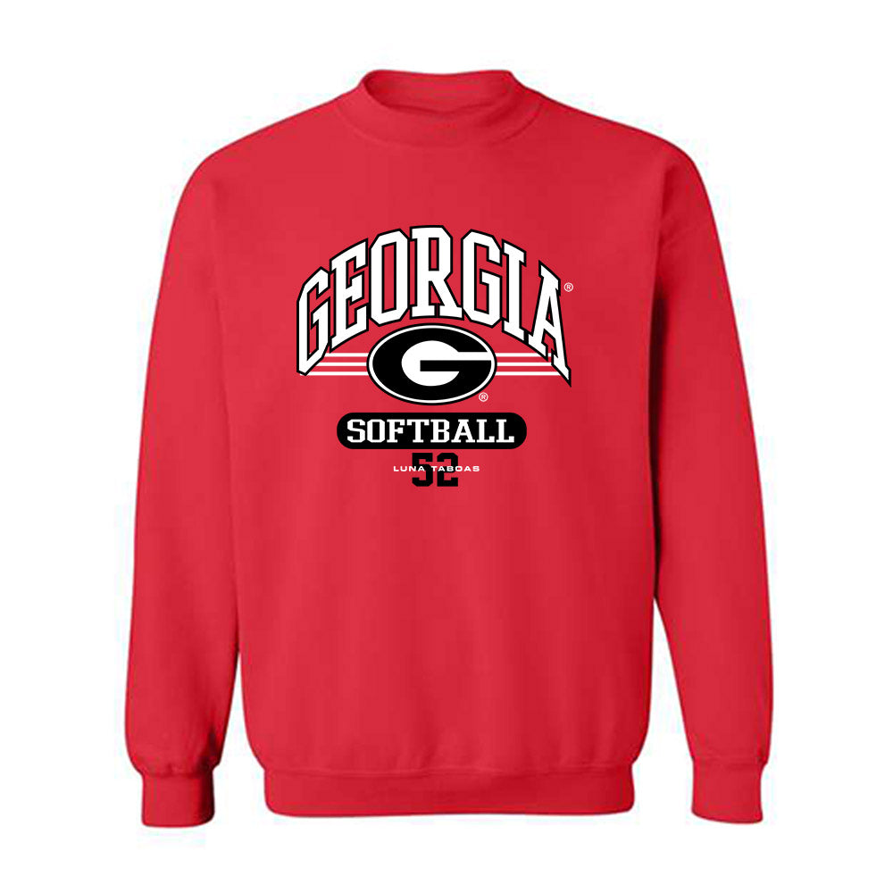 Georgia - NCAA Softball : Luna Taboas - Classic Fashion Shersey Crewneck Sweatshirt-0