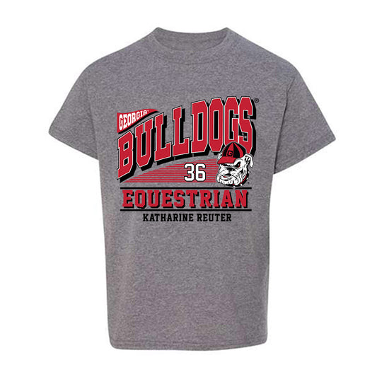 Georgia - NCAA Equestrian : Katharine Reuter - Classic Fashion Shersey Youth T-Shirt-0