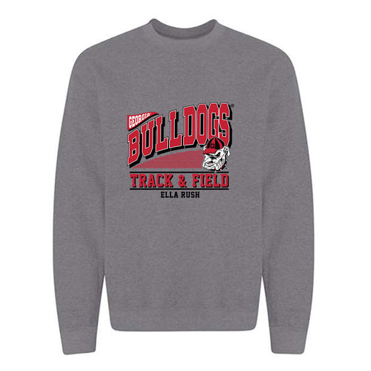 Georgia - NCAA Women's Track & Field : Ella Rush - Classic Fashion Shersey Crewneck Sweatshirt-0