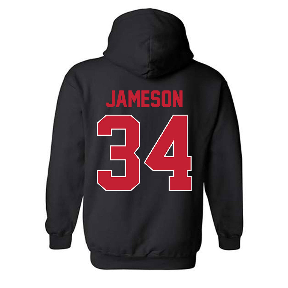 Georgia - NCAA Baseball : Caleb Jameson - Sports Shersey Hooded Sweatshirt-1