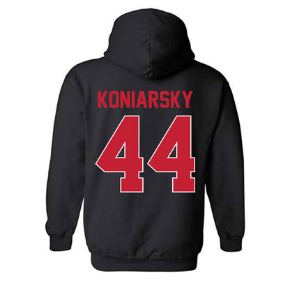 Georgia - NCAA Baseball : Cole Koniarsky - Sports Shersey Hooded Sweatshirt-1