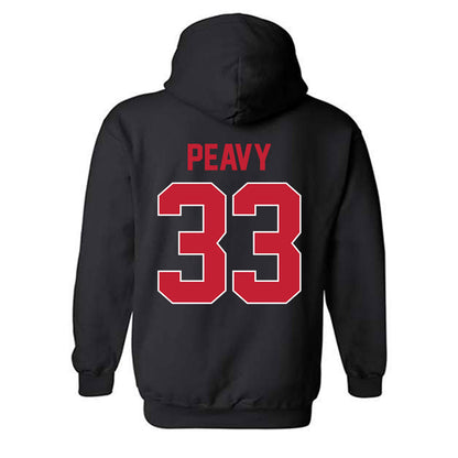 Georgia - NCAA Baseball : Jackson Peavy - Sports Shersey Hooded Sweatshirt-1
