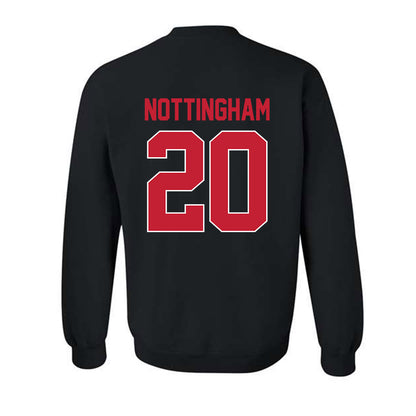 Georgia - NCAA Baseball : Joe Nottingham - Sports Shersey Crewneck Sweatshirt-1
