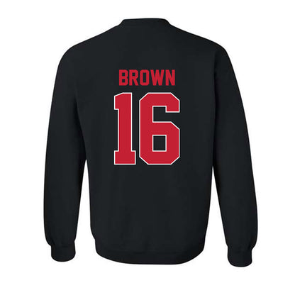 Georgia - NCAA Baseball : Zachary Brown - Sports Shersey Crewneck Sweatshirt-1