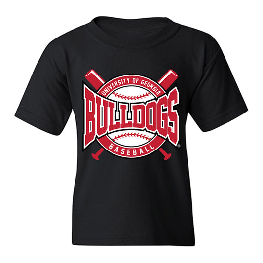 Georgia - NCAA Baseball : Ty Peeples - Sports Shersey Youth T-Shirt-0