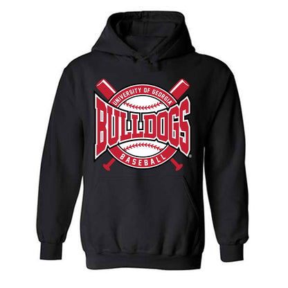 Georgia - NCAA Baseball : Tre Phelps - Sports Shersey Hooded Sweatshirt-0