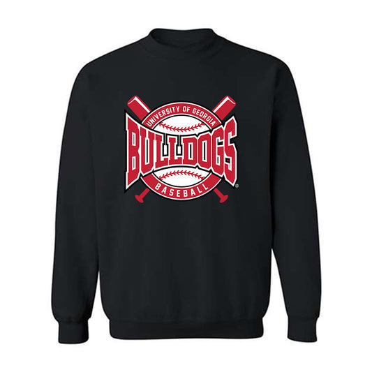 Georgia - NCAA Baseball : Cole Johnson - Sports Shersey Crewneck Sweatshirt-0