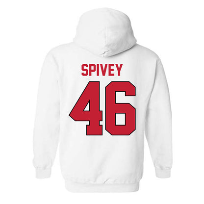 Georgia - NCAA Baseball : Logan Spivey - Sports Shersey Hooded Sweatshirt-1