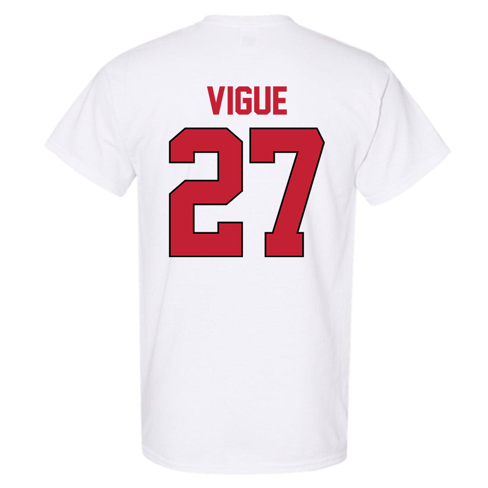 Georgia - NCAA Baseball : Dylan Vigue - Sports Shersey T-Shirt-1