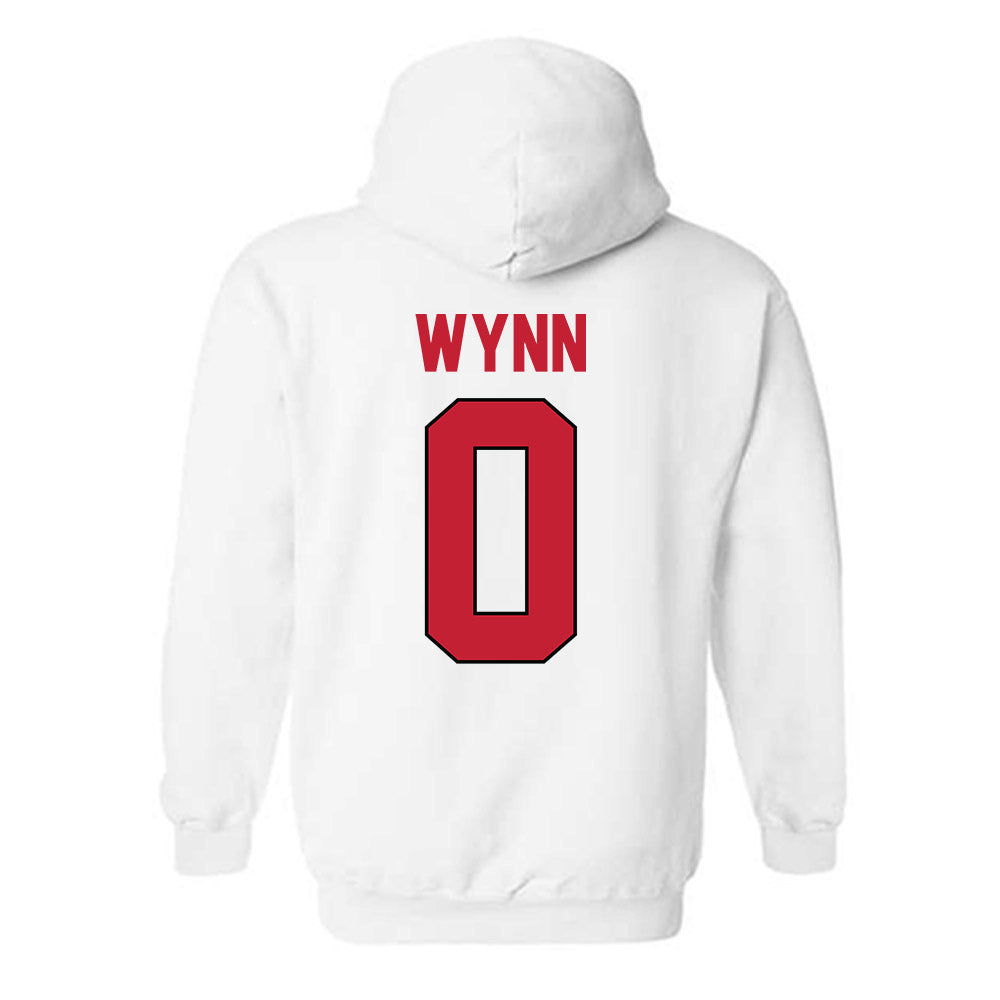Georgia - NCAA Baseball : Ryan Wynn - Sports Shersey Hooded Sweatshirt-1