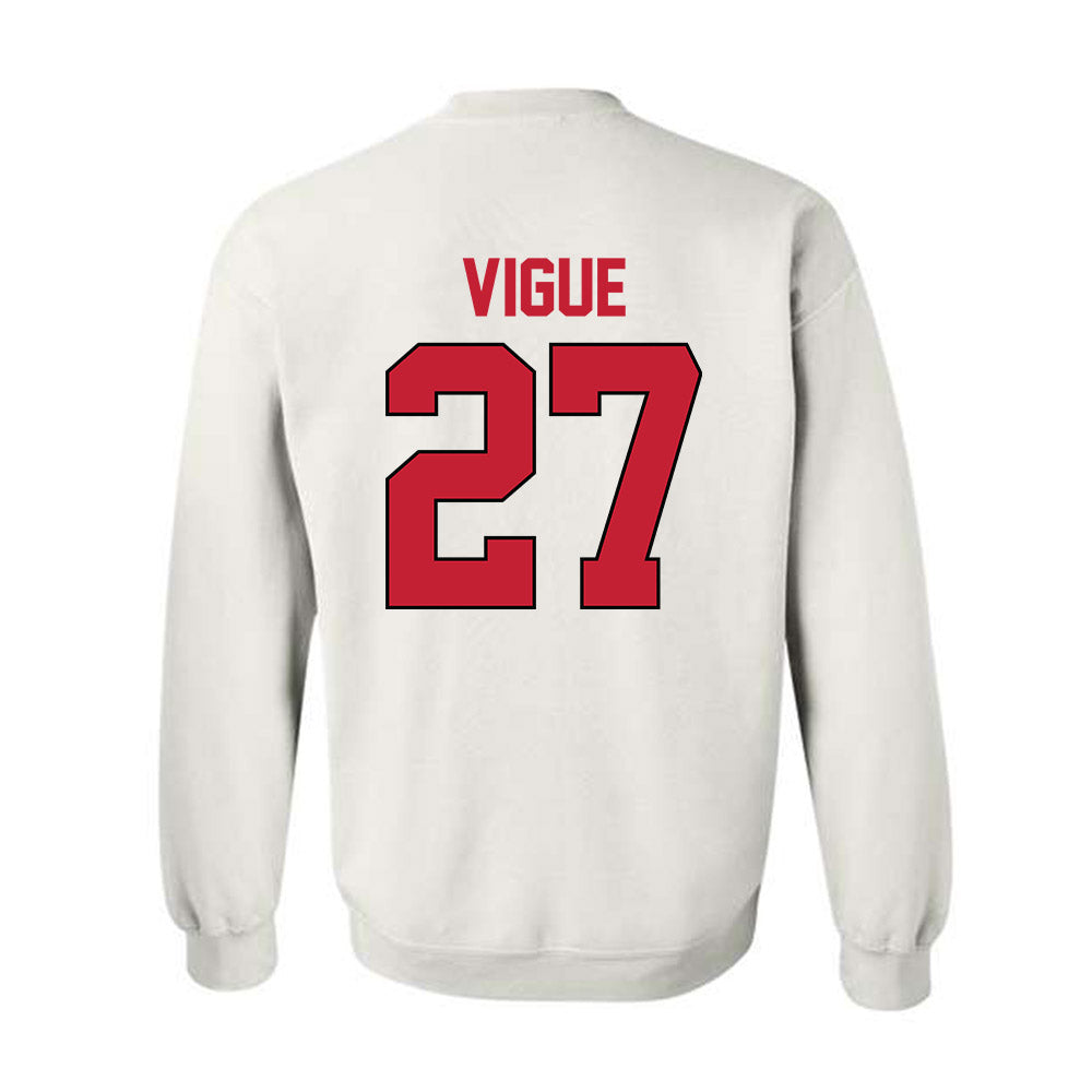 Georgia - NCAA Baseball : Dylan Vigue - Sports Shersey Crewneck Sweatshirt-1