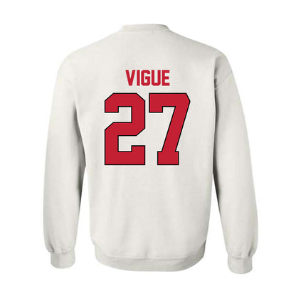 Georgia - NCAA Baseball : Dylan Vigue - Sports Shersey Crewneck Sweatshirt-1