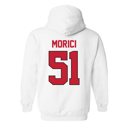 Georgia - NCAA Baseball : Lucas Morici - Sports Shersey Hooded Sweatshirt-1