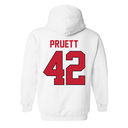Georgia - NCAA Baseball : Brad Pruett - Sports Shersey Hooded Sweatshirt-1