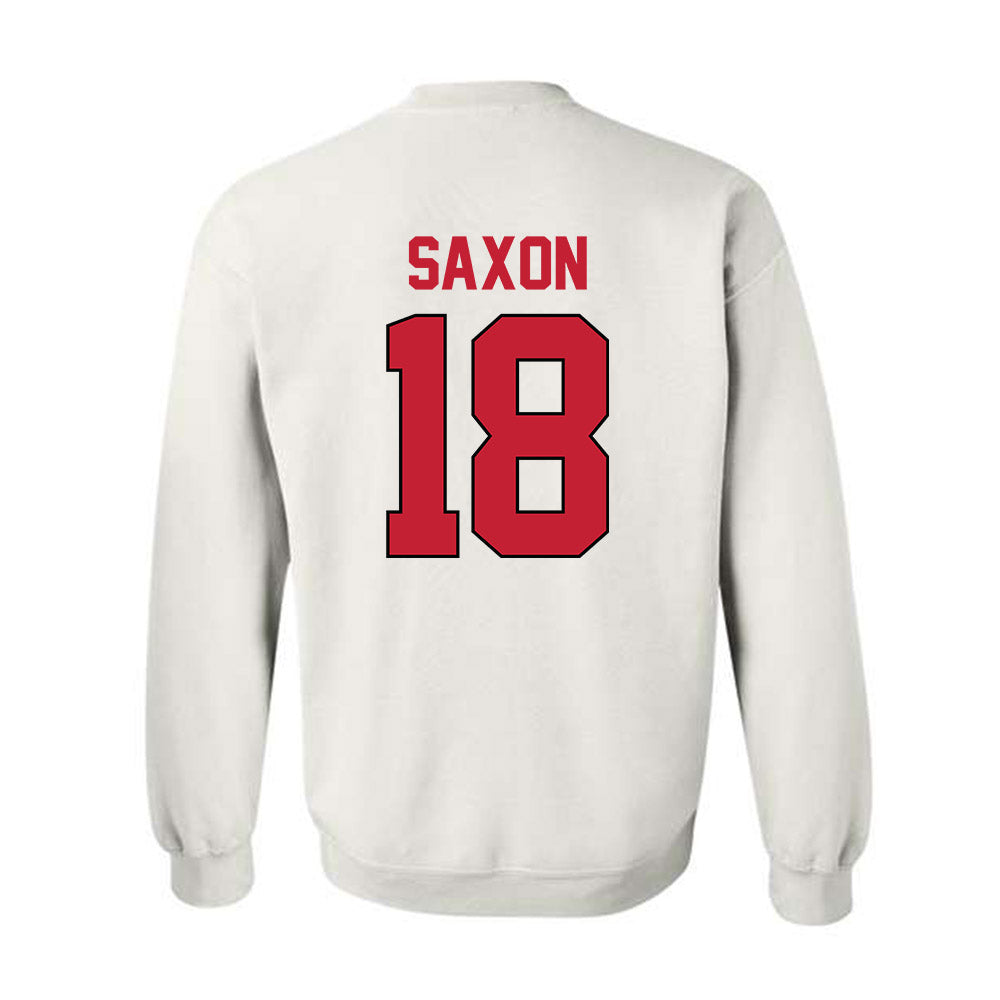 Georgia - NCAA Baseball : TL Saxon - Sports Shersey Crewneck Sweatshirt-1