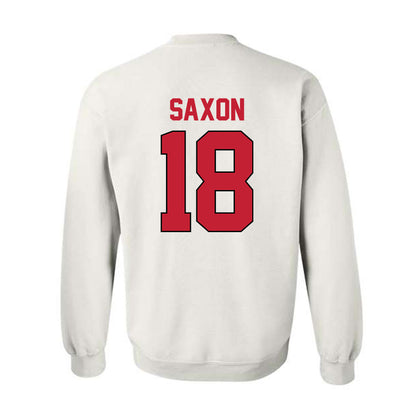 Georgia - NCAA Baseball : TL Saxon - Sports Shersey Crewneck Sweatshirt-1