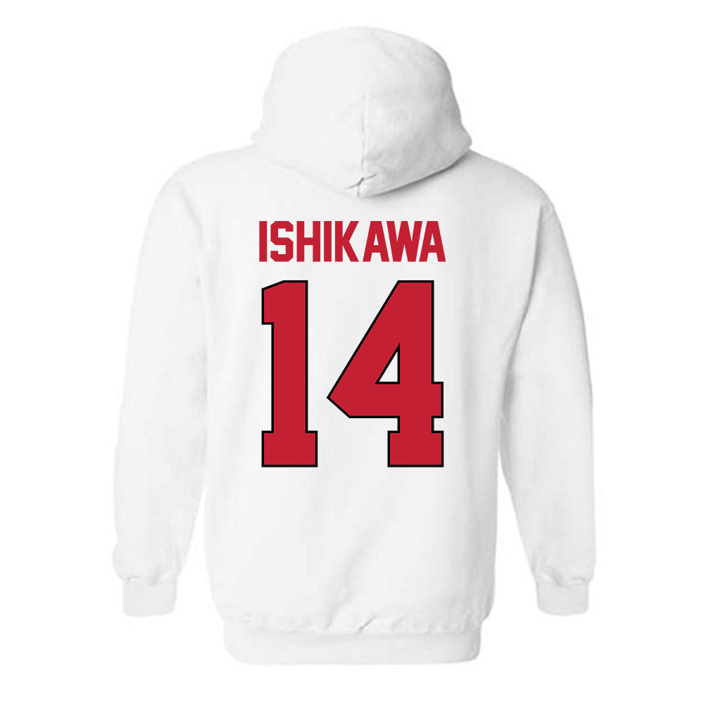 Georgia - NCAA Baseball : Kenny Ishikawa - Sports Shersey Hooded Sweatshirt-1