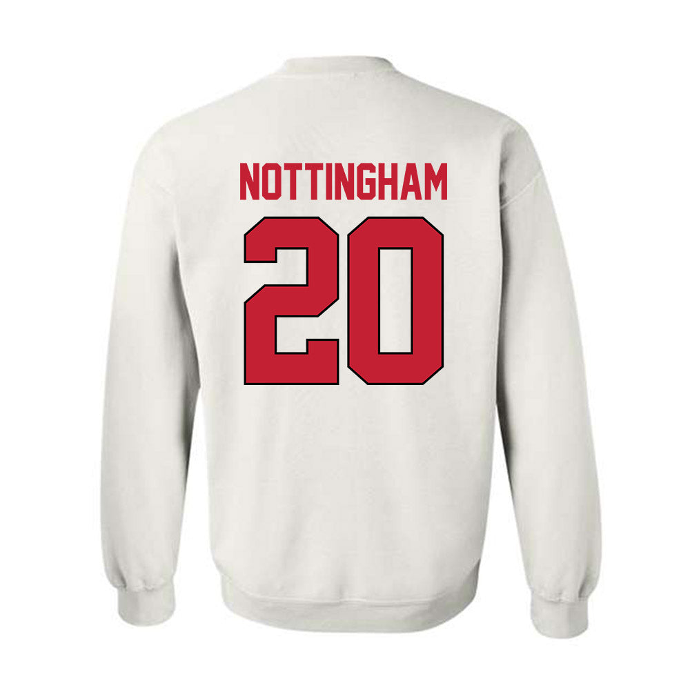 Georgia - NCAA Baseball : Joe Nottingham - Sports Shersey Crewneck Sweatshirt-1