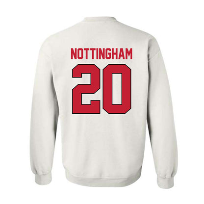 Georgia - NCAA Baseball : Joe Nottingham - Sports Shersey Crewneck Sweatshirt-1