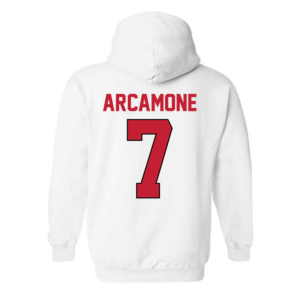 Georgia - NCAA Baseball : Jack Arcamone - Sports Shersey Hooded Sweatshirt-1