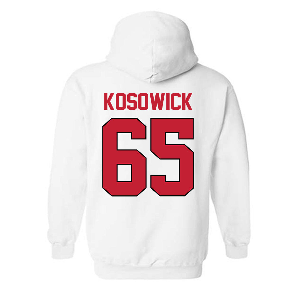 Georgia - NCAA Baseball : Mason Kosowick - Sports Shersey Hooded Sweatshirt-1