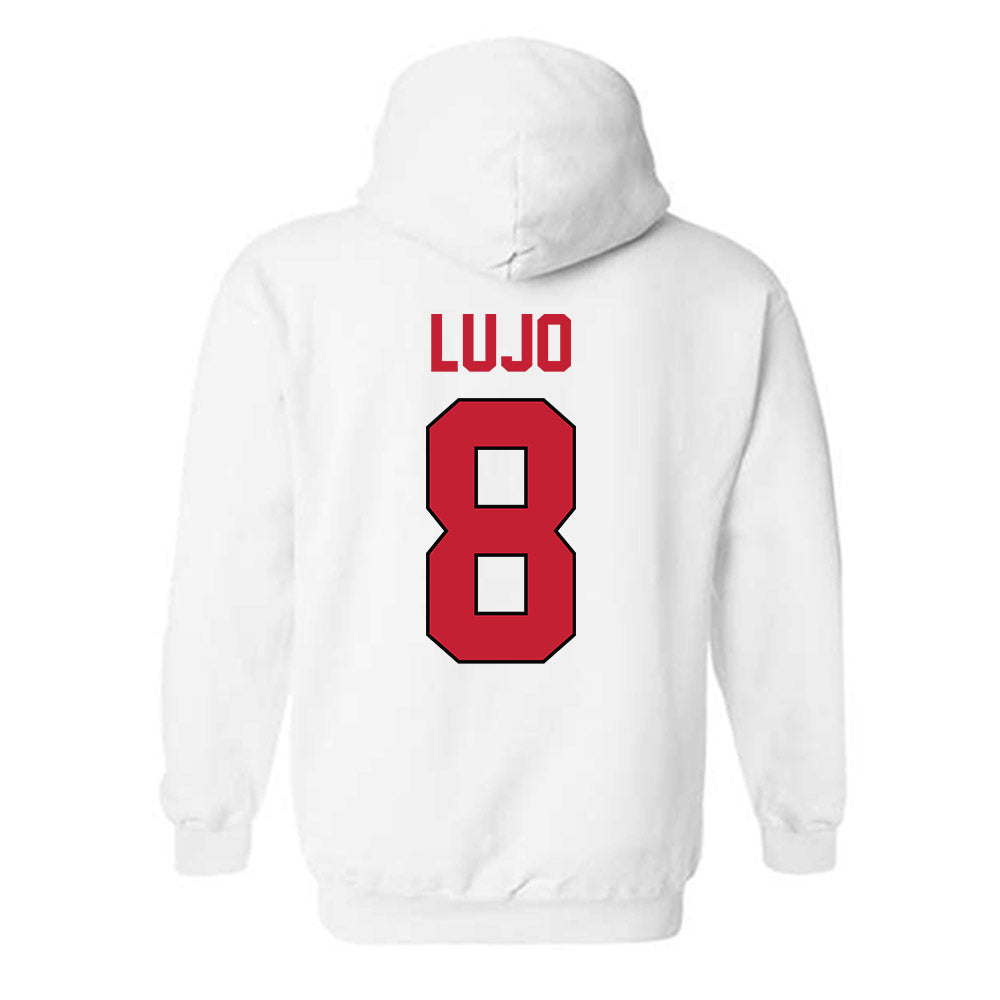 Georgia - NCAA Baseball : Rylan Lujo - Sports Shersey Hooded Sweatshirt-1