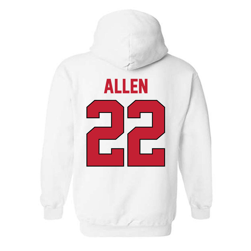 Georgia - NCAA Baseball : Henry Allen - Sports Shersey Hooded Sweatshirt-1