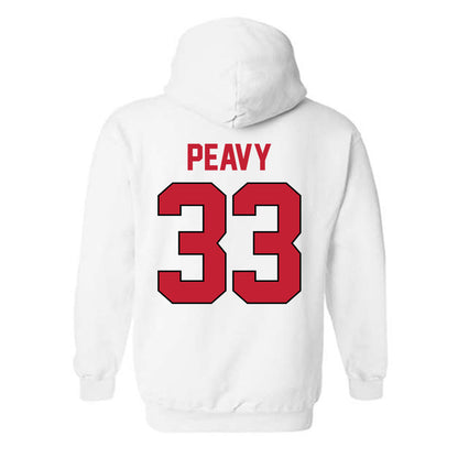 Georgia - NCAA Baseball : Jackson Peavy - Sports Shersey Hooded Sweatshirt-1