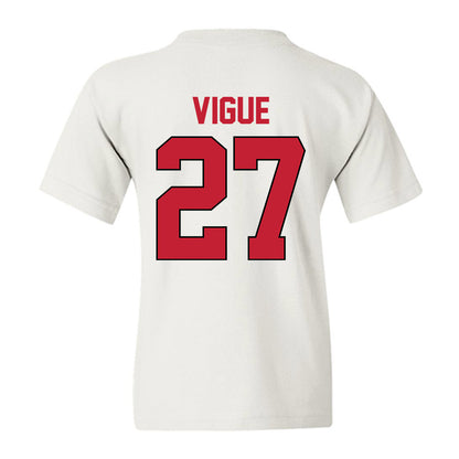 Georgia - NCAA Baseball : Dylan Vigue - Sports Shersey Youth T-Shirt-1