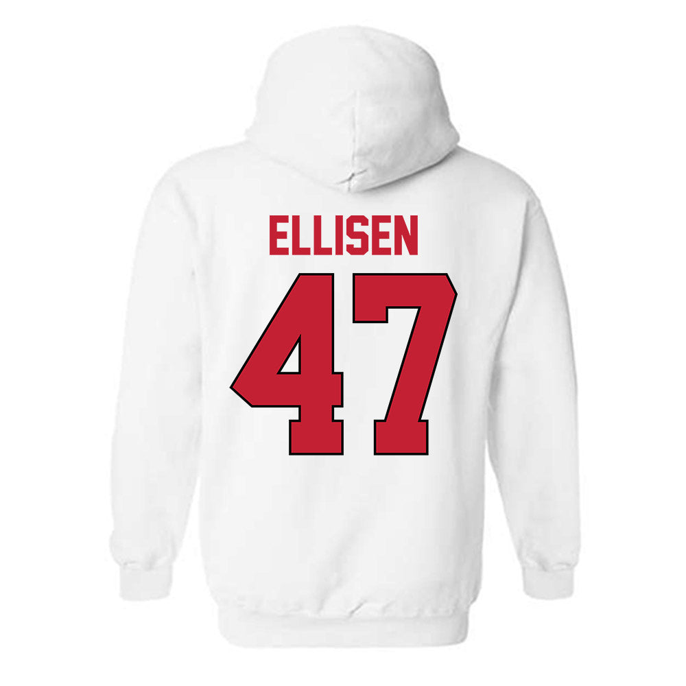 Georgia - NCAA Baseball : Thomas Ellisen - Sports Shersey Hooded Sweatshirt-1