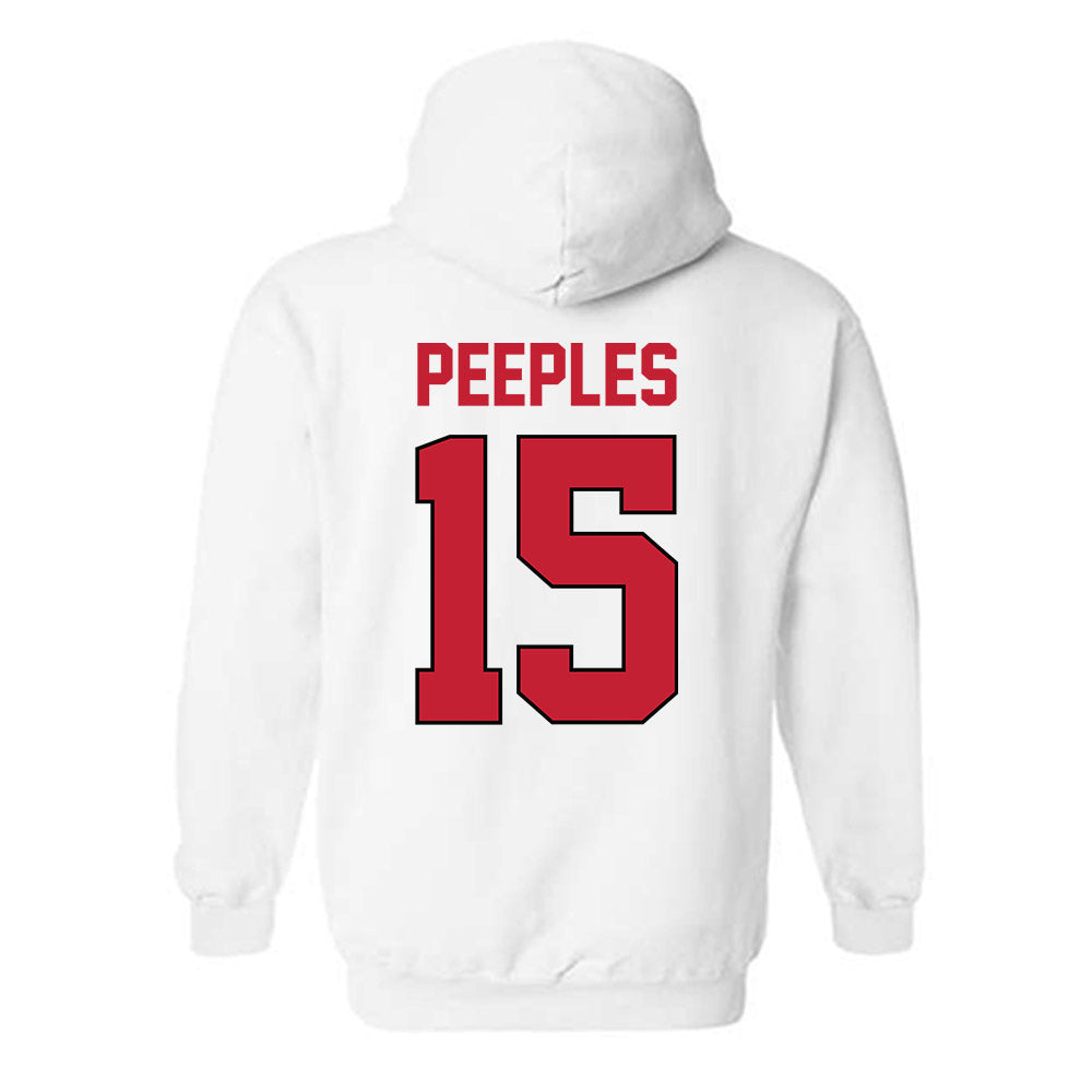 Georgia - NCAA Baseball : Ty Peeples - Sports Shersey Hooded Sweatshirt-1