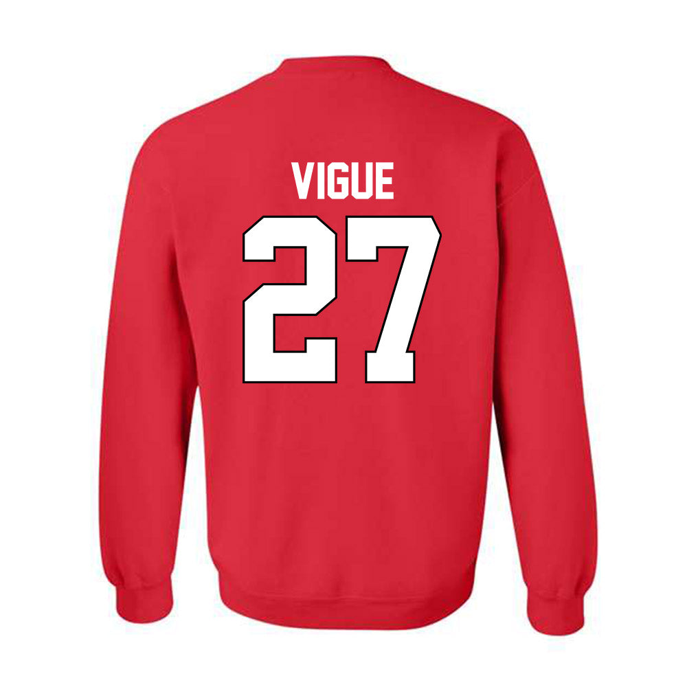 Georgia - NCAA Baseball : Dylan Vigue - Sports Shersey Crewneck Sweatshirt-1