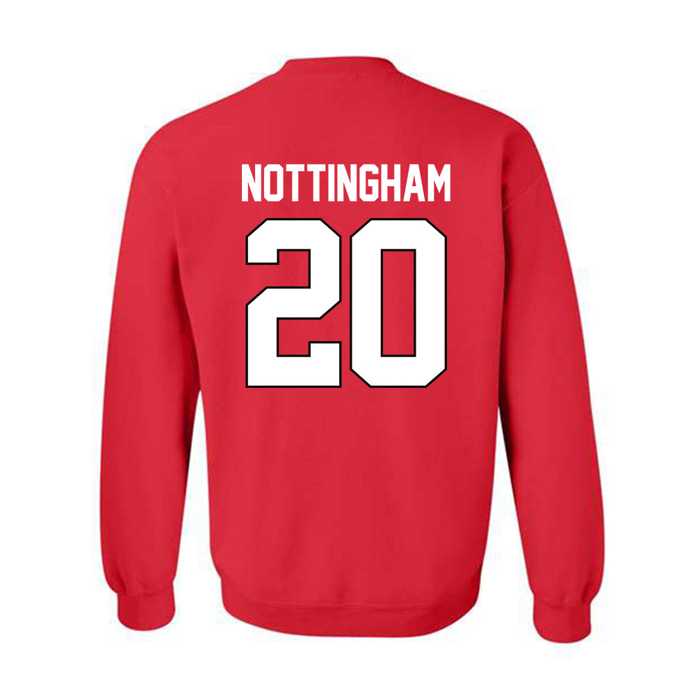 Georgia - NCAA Baseball : Joe Nottingham - Sports Shersey Crewneck Sweatshirt-1