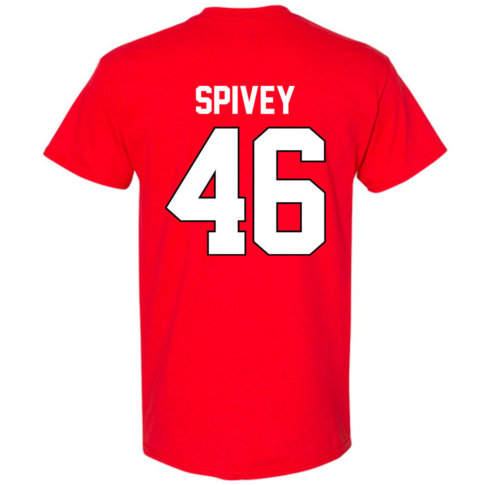 Georgia - NCAA Baseball : Logan Spivey - Sports Shersey T-Shirt-1
