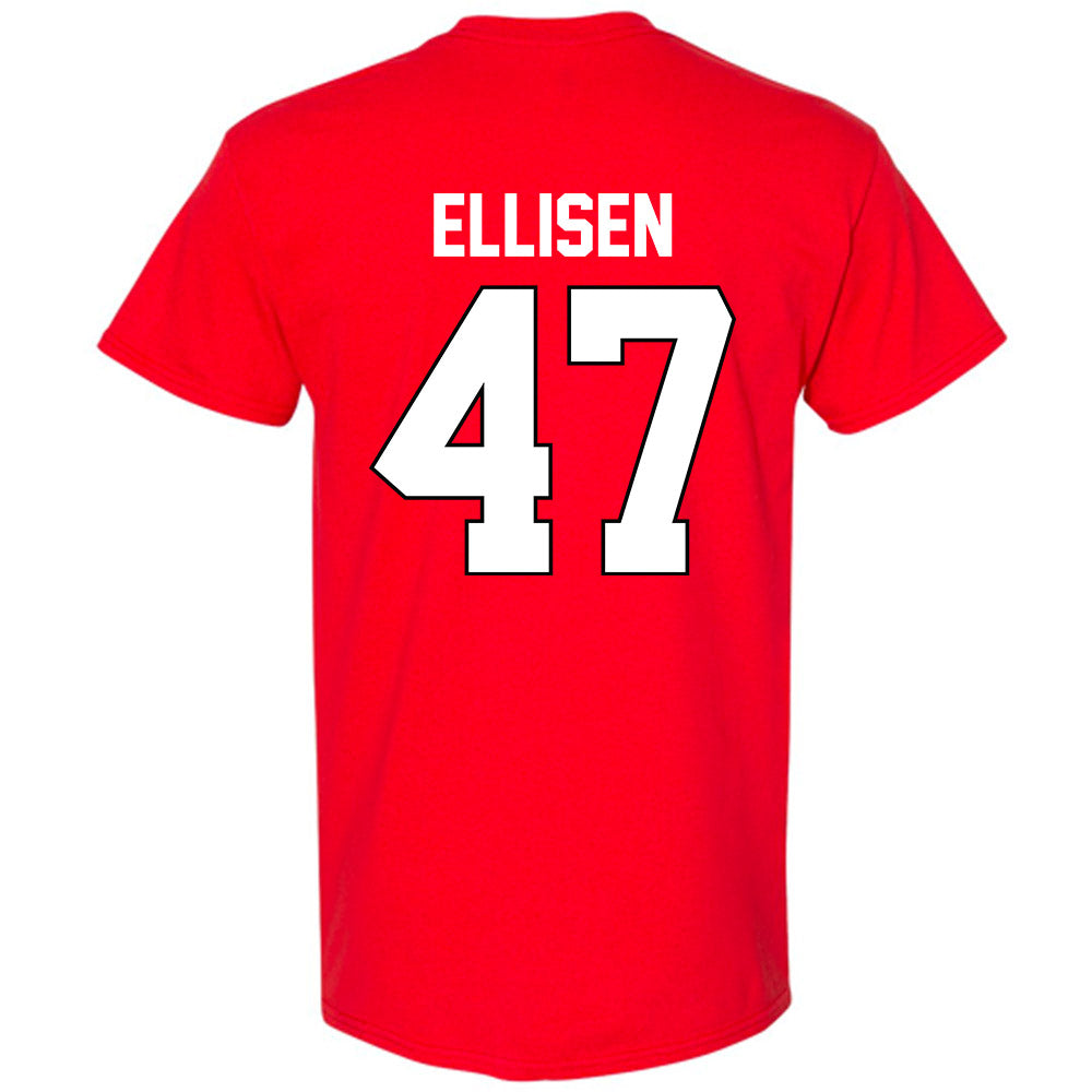 Georgia - NCAA Baseball : Thomas Ellisen - Sports Shersey T-Shirt-1
