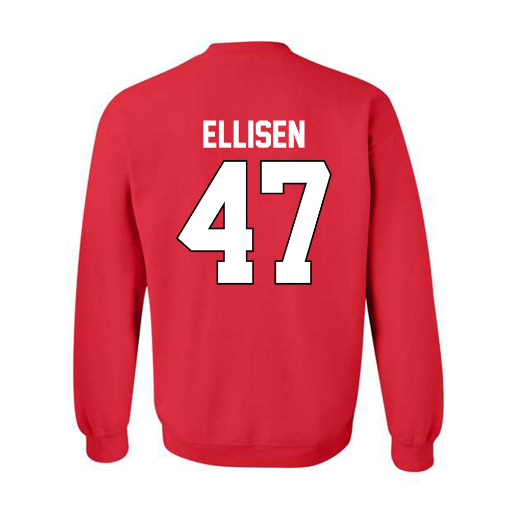 Georgia - NCAA Baseball : Thomas Ellisen - Sports Shersey Crewneck Sweatshirt-1