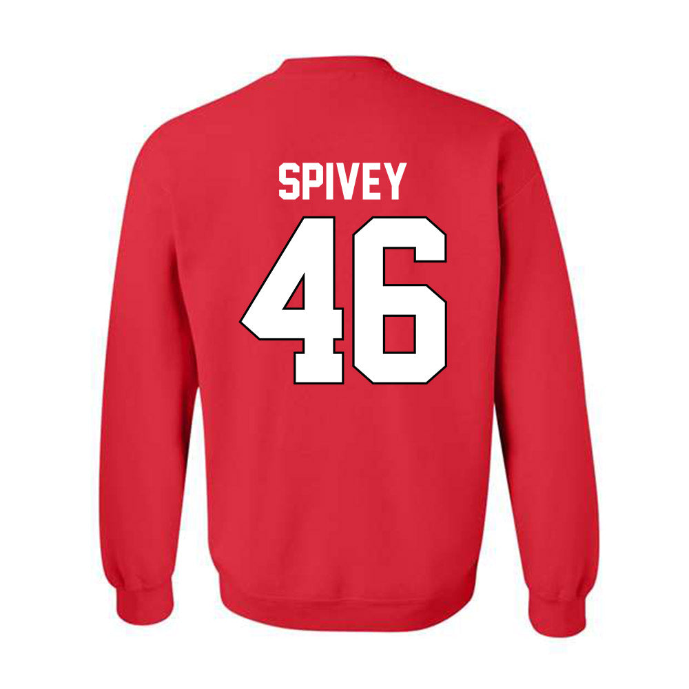 Georgia - NCAA Baseball : Logan Spivey - Sports Shersey Crewneck Sweatshirt-1
