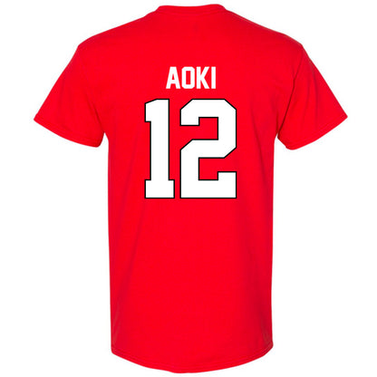 Georgia - NCAA Baseball : Caden Aoki - Sports Shersey T-Shirt-1