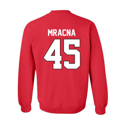 Georgia - NCAA Baseball : Christian Mracna - Sports Shersey Crewneck Sweatshirt-1