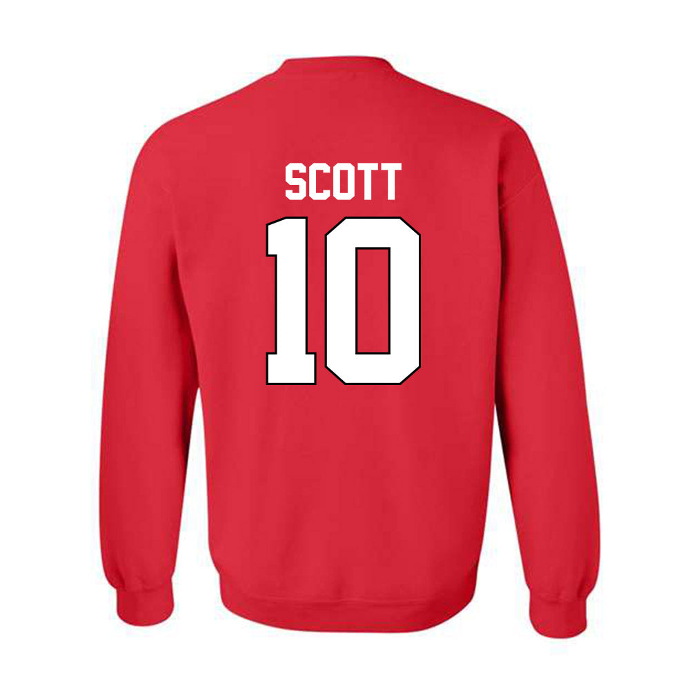Georgia - NCAA Baseball : Matt Scott - Sports Shersey Crewneck Sweatshirt-1
