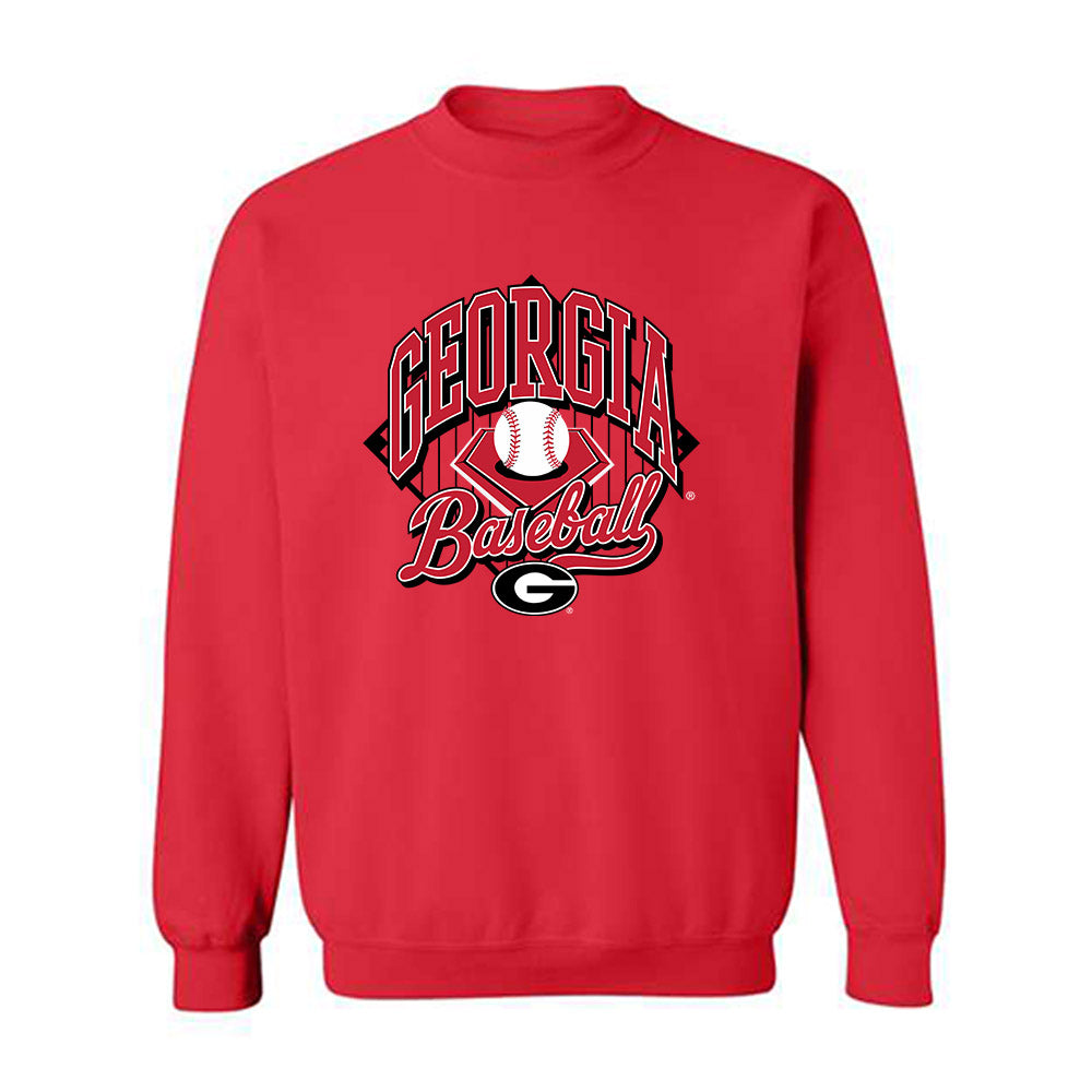 Georgia - NCAA Baseball : Daniel Jackson - Sports Shersey Crewneck Sweatshirt-0