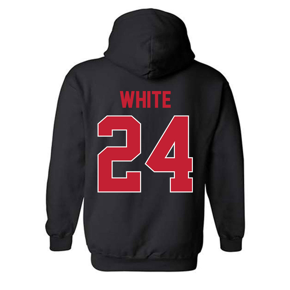 Georgia - NCAA Softball : Esther White - Sport Shersey Hooded Sweatshirt-1