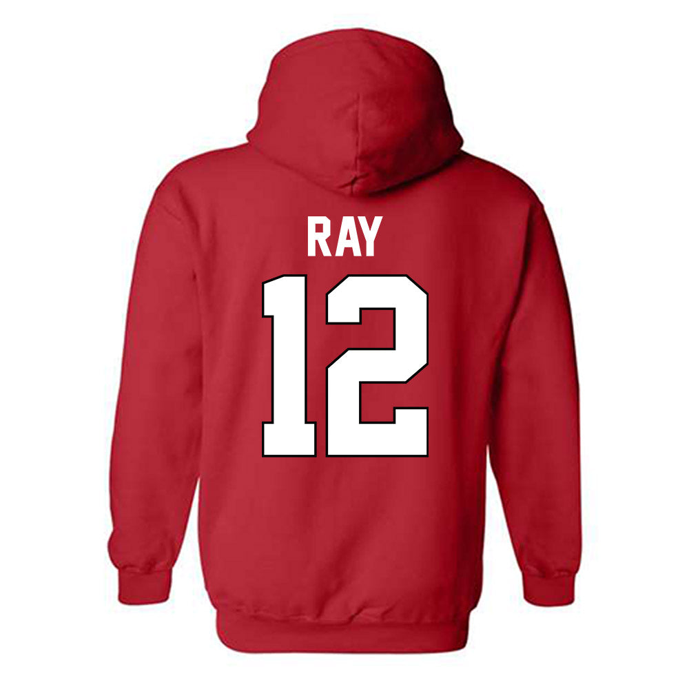 Georgia - NCAA Softball : Natalie Ray - Sport Shersey Hooded Sweatshirt-1