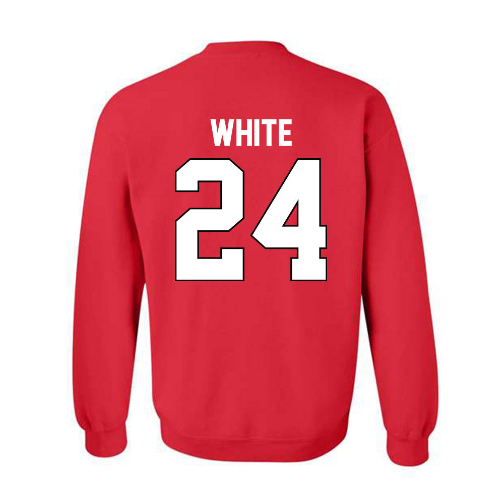 Georgia - NCAA Softball : Esther White - Sport Shersey Crewneck Sweatshirt-1