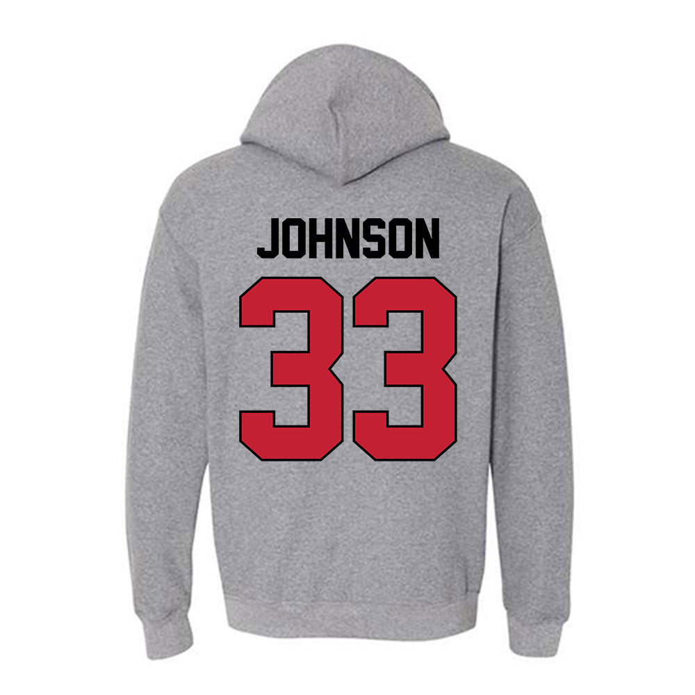Georgia - NCAA Softball : Maddie Johnson - Sports Shersey Hooded Sweatshirt-1