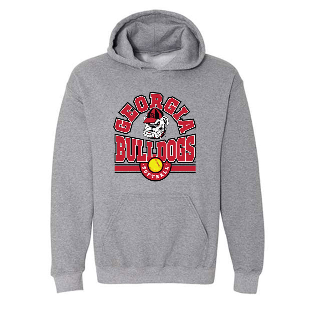 Georgia - NCAA Softball : Luna Taboas - Sports Shersey Hooded Sweatshirt-0