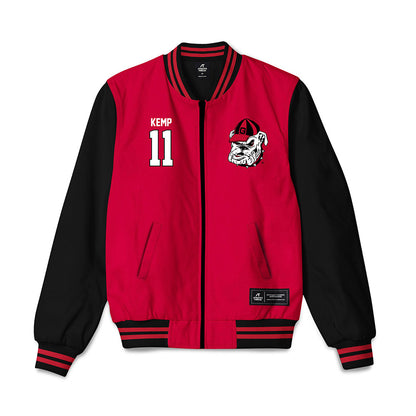 Georgia - NCAA Women's Volleyball : Kendal Kemp - Bomber Jacket-0