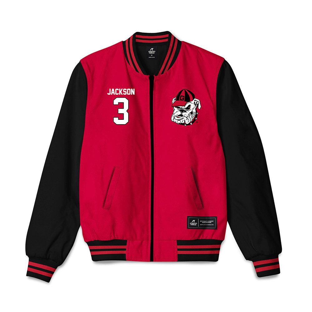 Georgia - NCAA Baseball : Daniel Jackson - Bomber Jacket-0