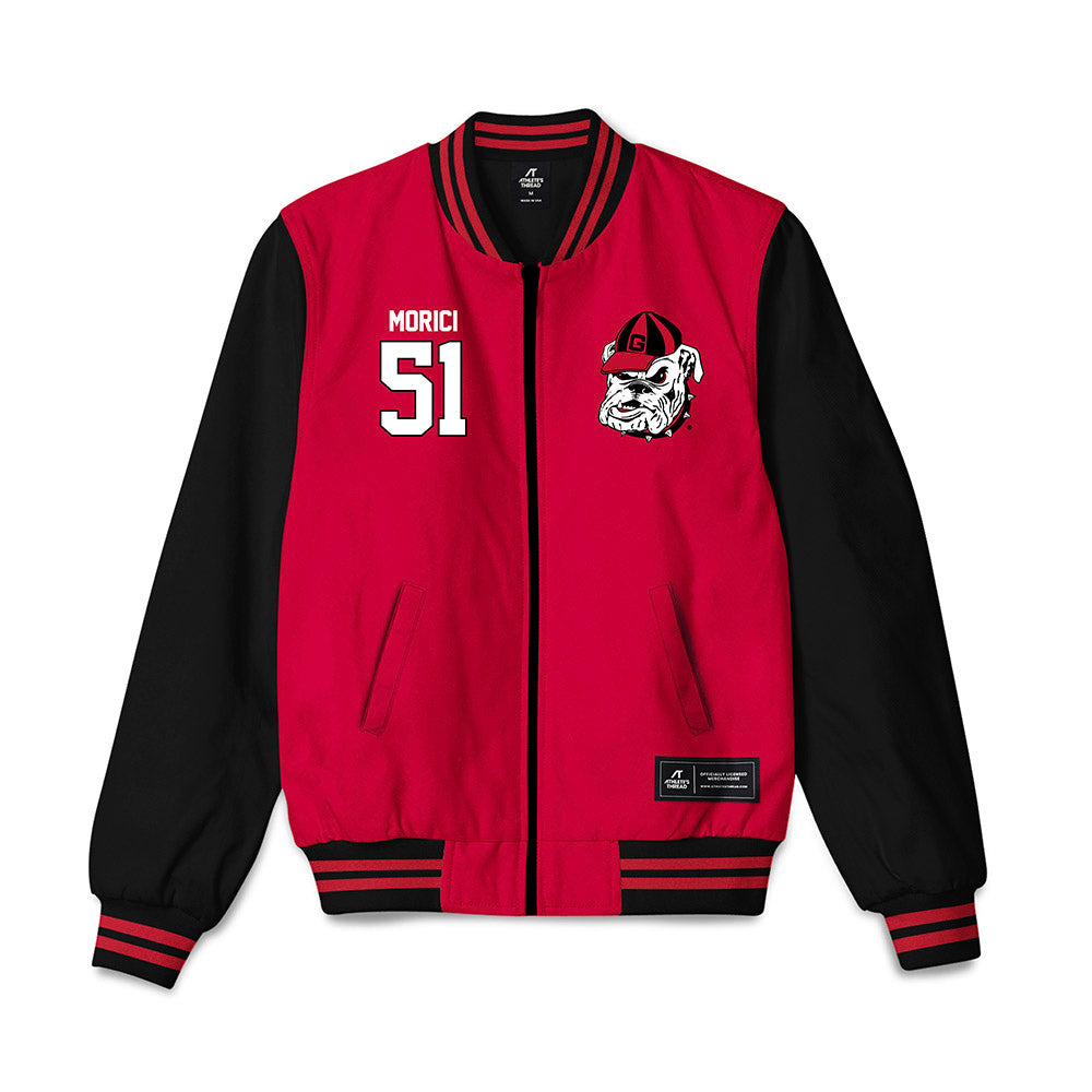 Georgia - NCAA Baseball : Lucas Morici - Bomber Jacket-0
